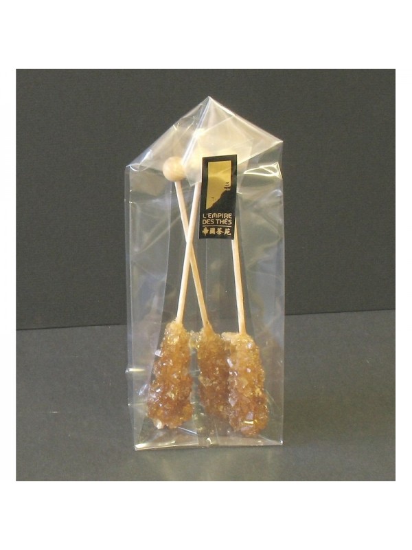 3 Bâtonnets de sucre roux...